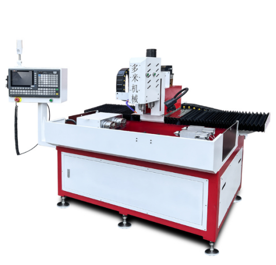 Double Four-axis Micro Hole CNC Round Tube High-speed Drilling Machine