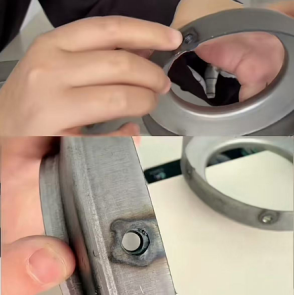 The difference between welding nuts and flow drilling and tapping