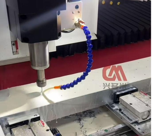 Double spindle CNC drilling and tapping machine