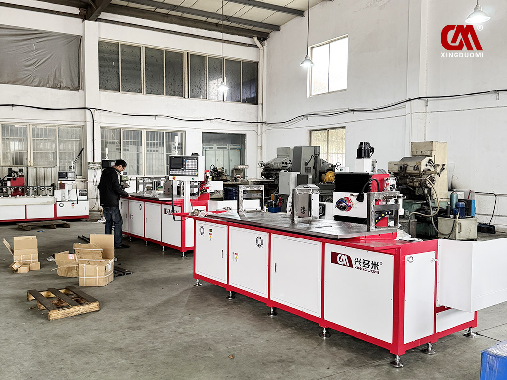 CNC drilling and tapping machine production workshop