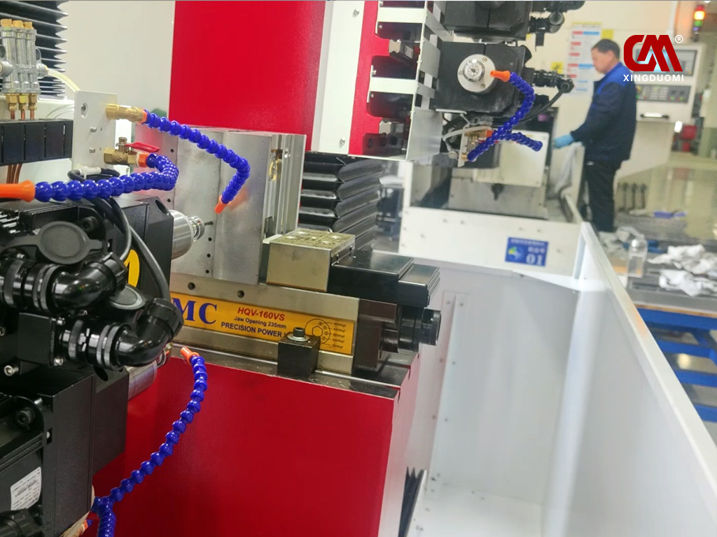 Customer Production Gains with Four-Spindle Drilling Machine