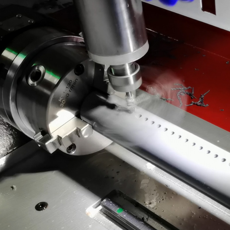 DNC-2003DT (R1) 4-Axis CNC Drilling Machine for Plastic Round Pipes